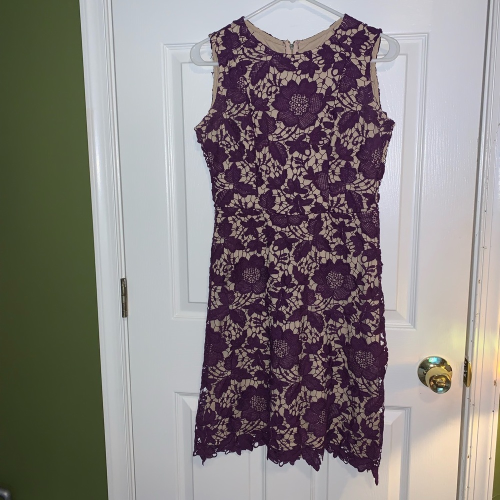 Ryan Michelle Purple Dress